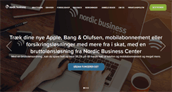 Desktop Screenshot of nordicbusiness.dk